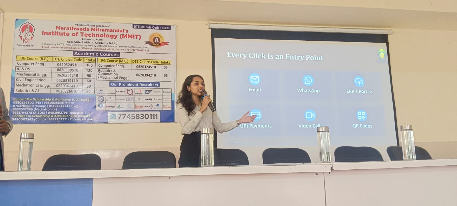 Cyber awareness session at MMIT, Lohegaon